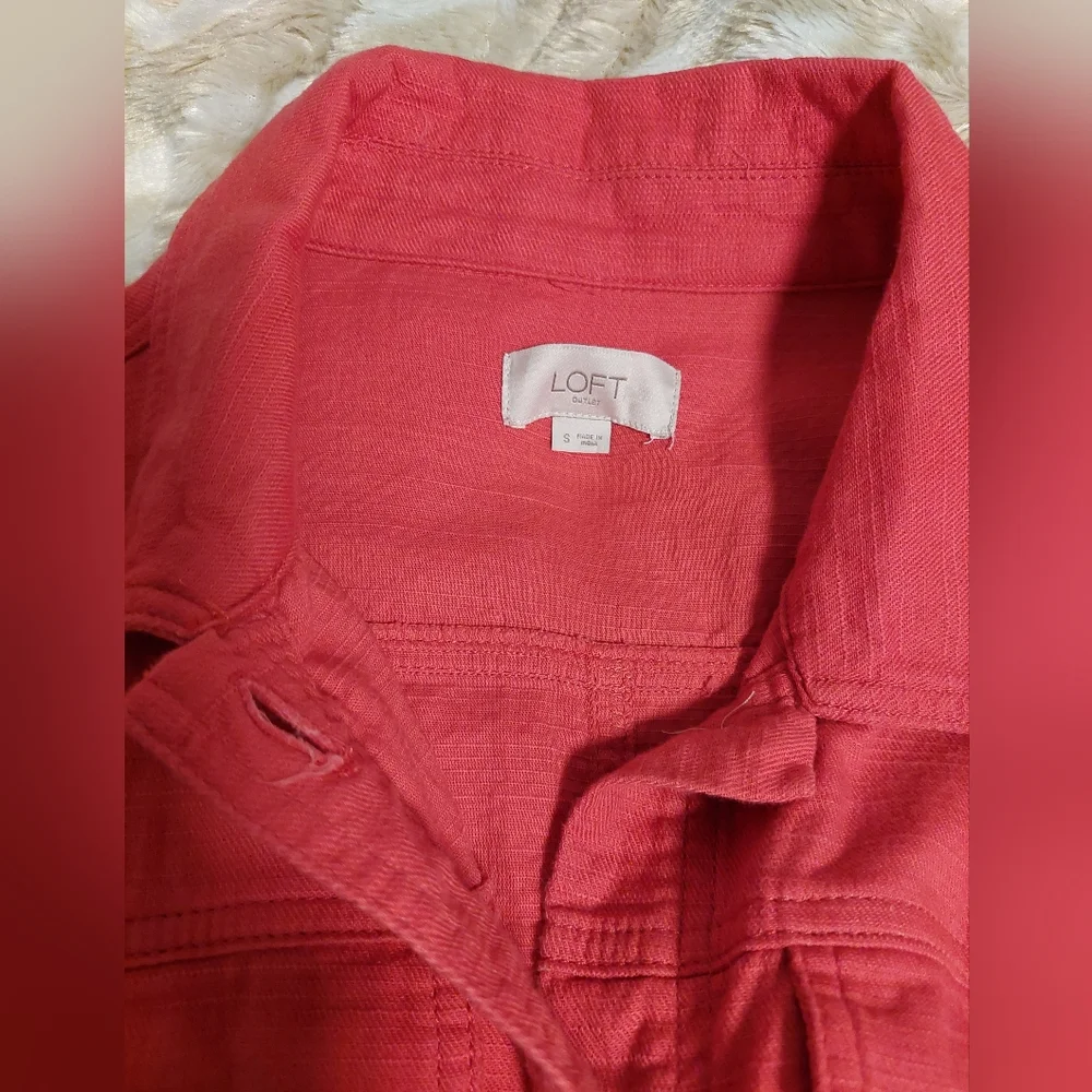 Loft Women's Pink Jacket - Picture 3 of 7